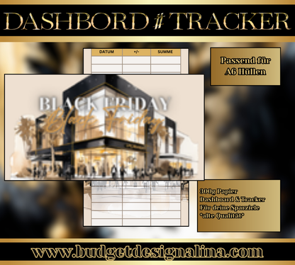 ABVERKAUF Dashboards & Tracker im Set für deine Sparziele