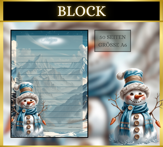 Block (Snowman) A6