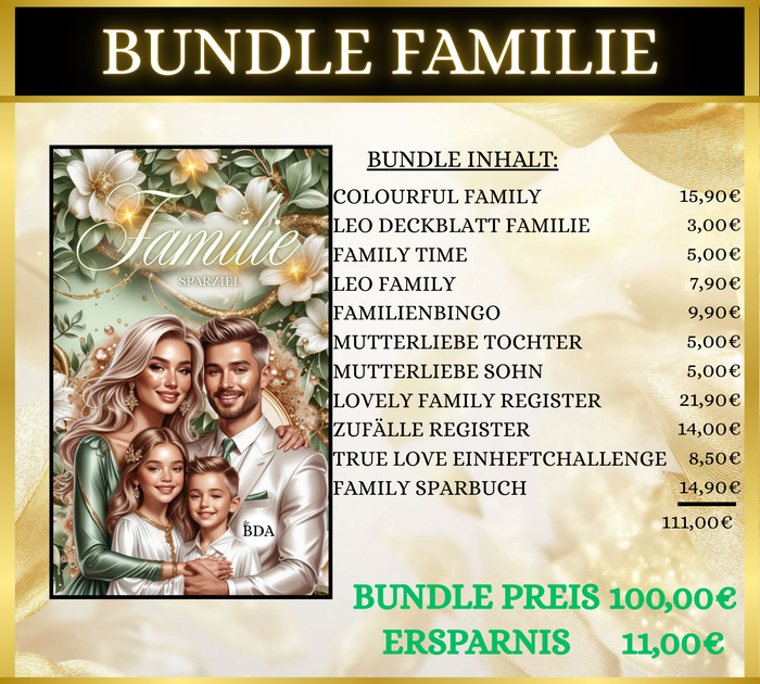 SHOPUPDATE MÄRZ BUNDLE "FAMILIE"