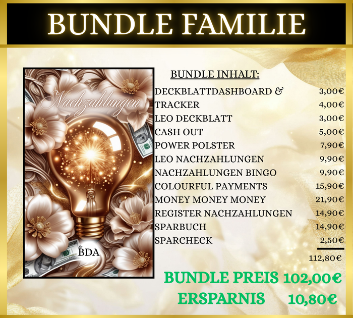 SHOPUPDATE MÄRZ BUNDLE "Nachzahlungen"