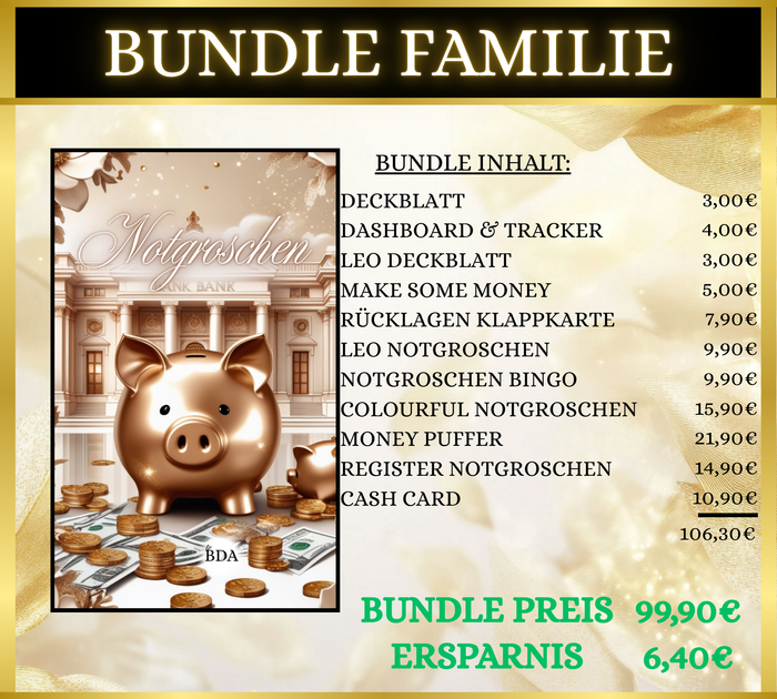 SHOPUPDATE MÄRZ BUNDLE "NOTGROSCHEN"