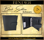A7 Binder BLACK EDITION (grobe Struktur)