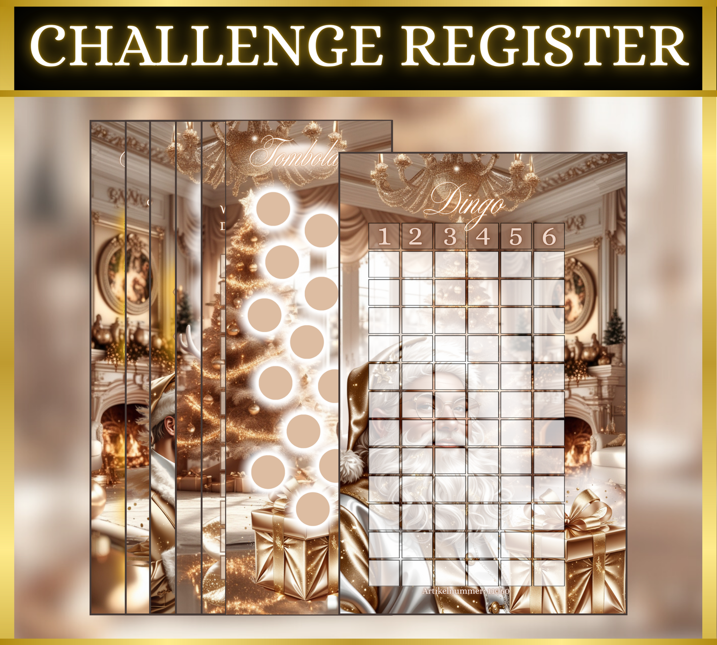 Register Challenges "Weihnachten" - Glittery Christmas