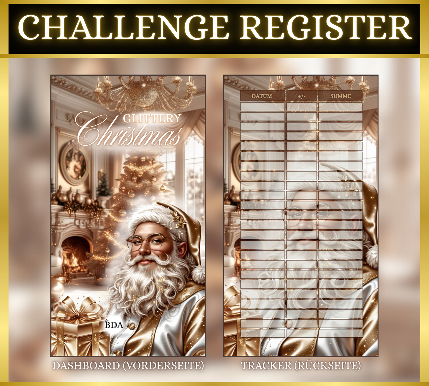 Register Challenges "Weihnachten" - Glittery Christmas