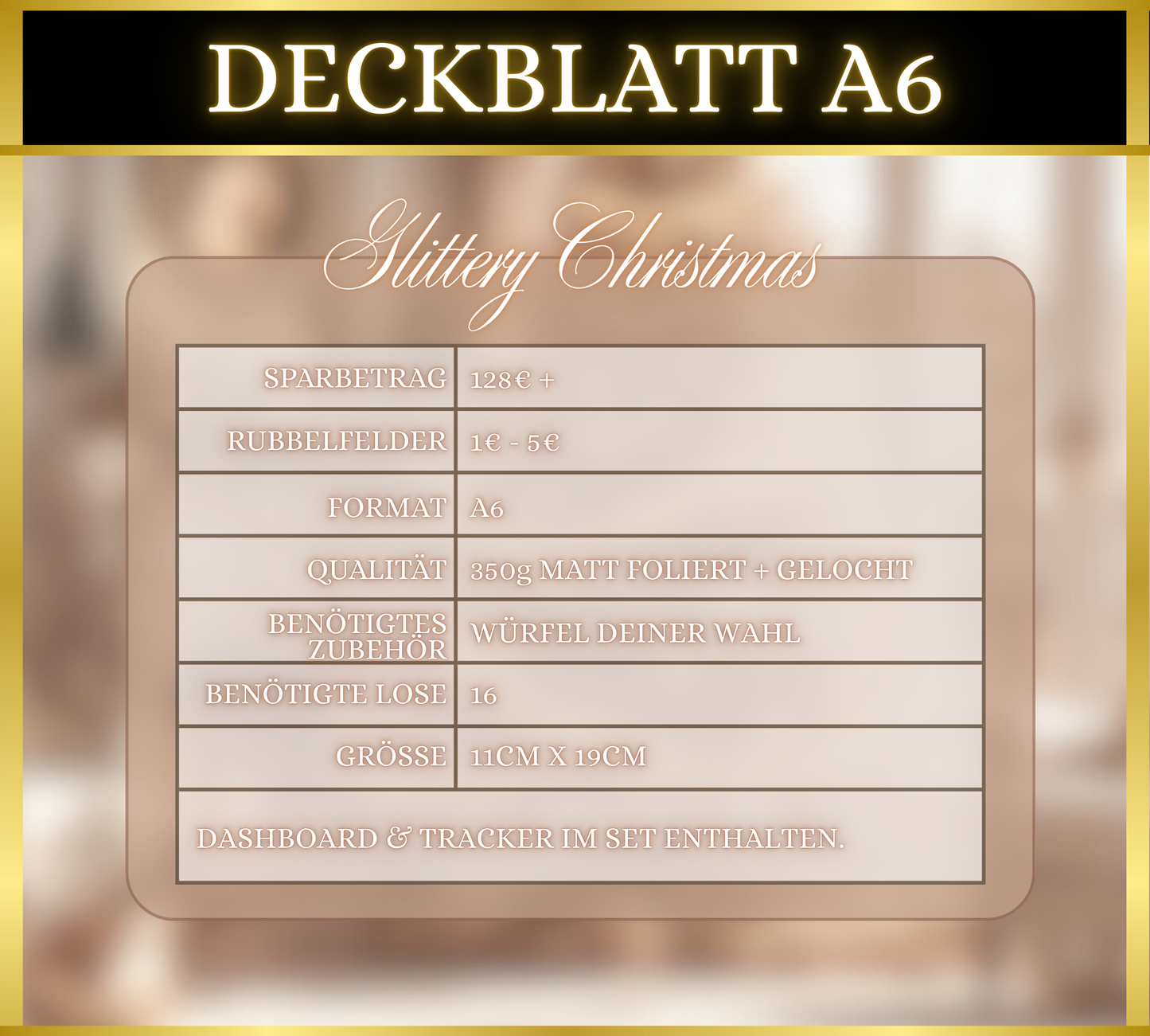 Register Challenges "Weihnachten" - Glittery Christmas