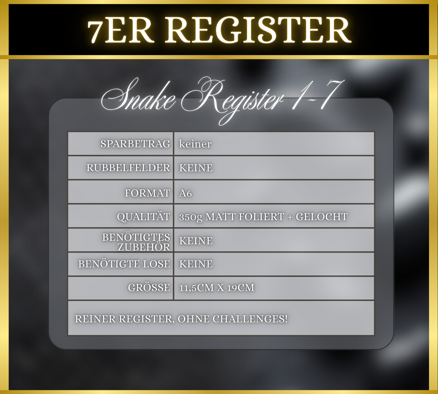 Register Snake Edition Prio