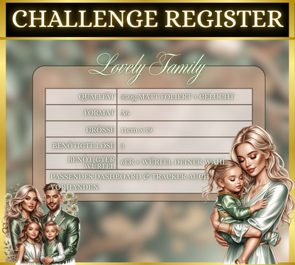 Register Challenges "Familie" - Lovely Family