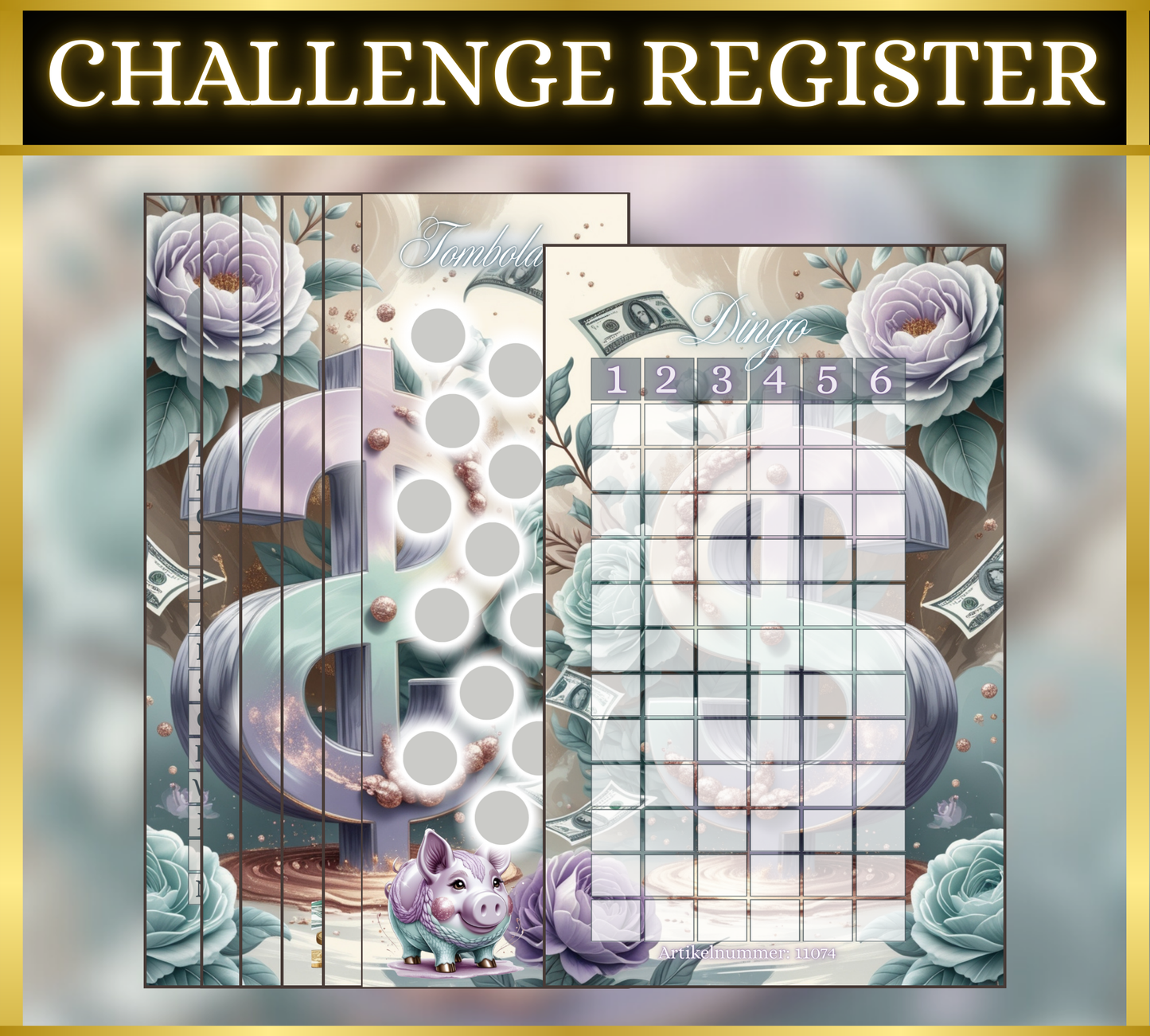 Register Challenges "Notgroschen" - Money Puffer
