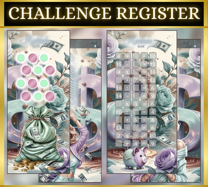 Register Challenges "Notgroschen" - Money Puffer