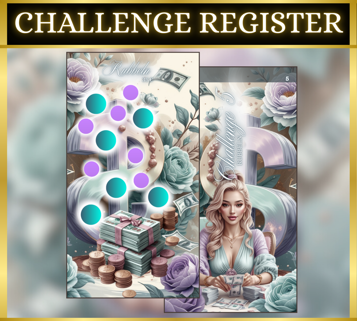 Register Challenges "Notgroschen" - Money Puffer