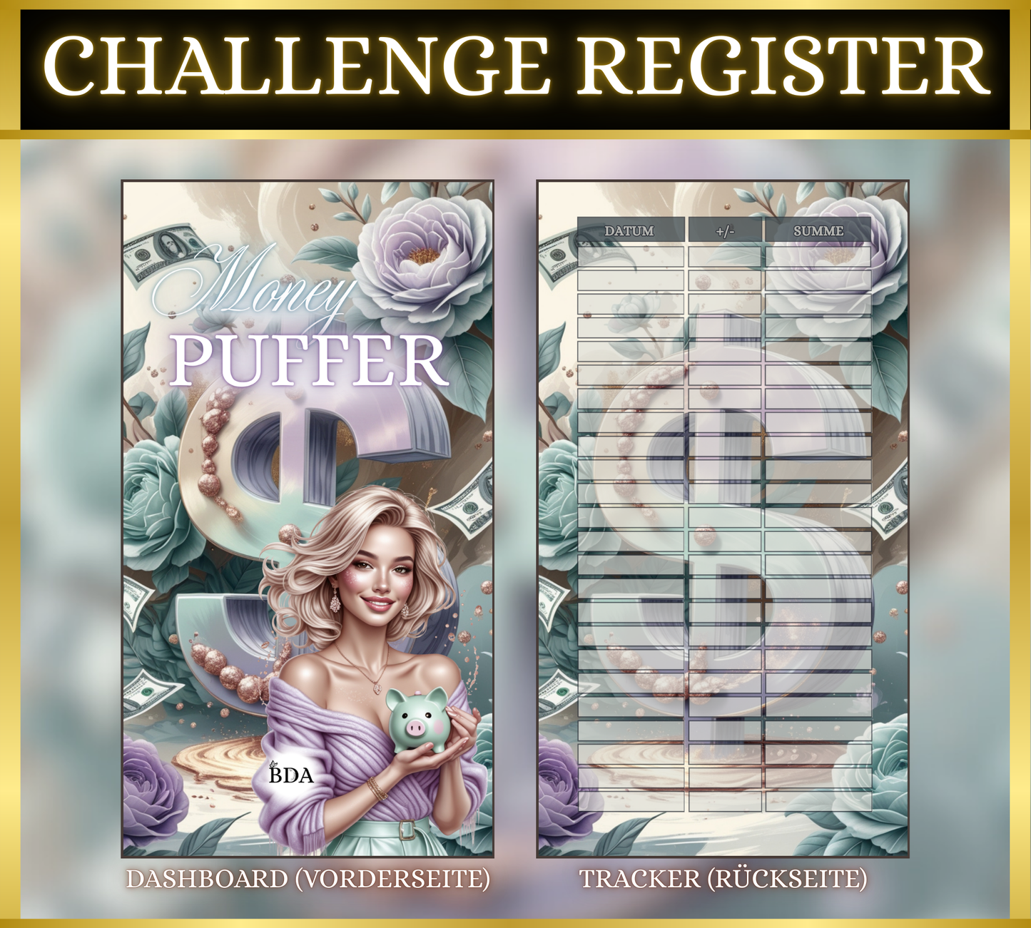 Register Challenges "Notgroschen" - Money Puffer
