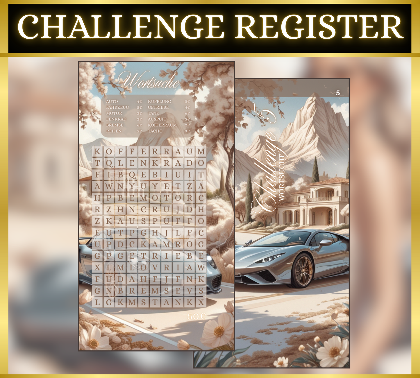 Register Challenges "Auto" - Project Car