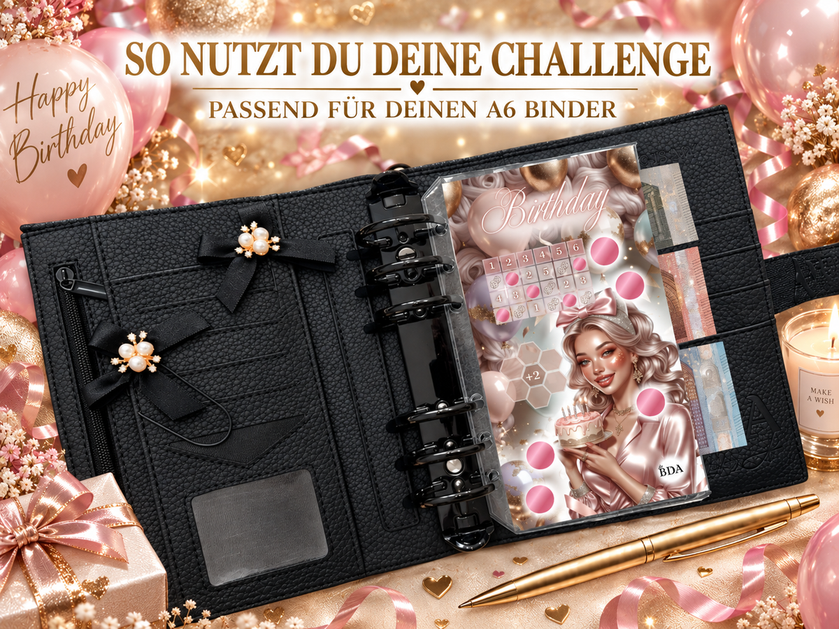 Birthday - Einzelchallenge (matt foliert)