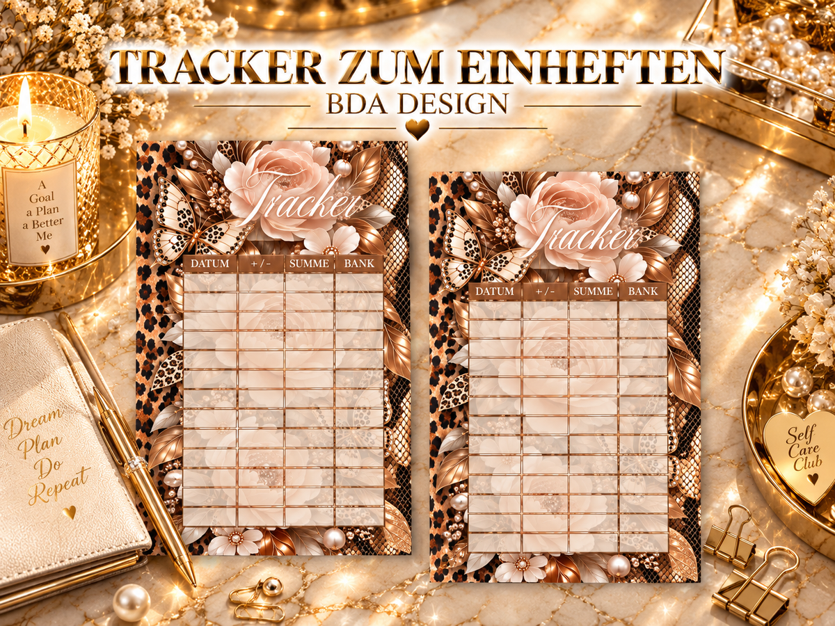 BDA Tracker zum einheften