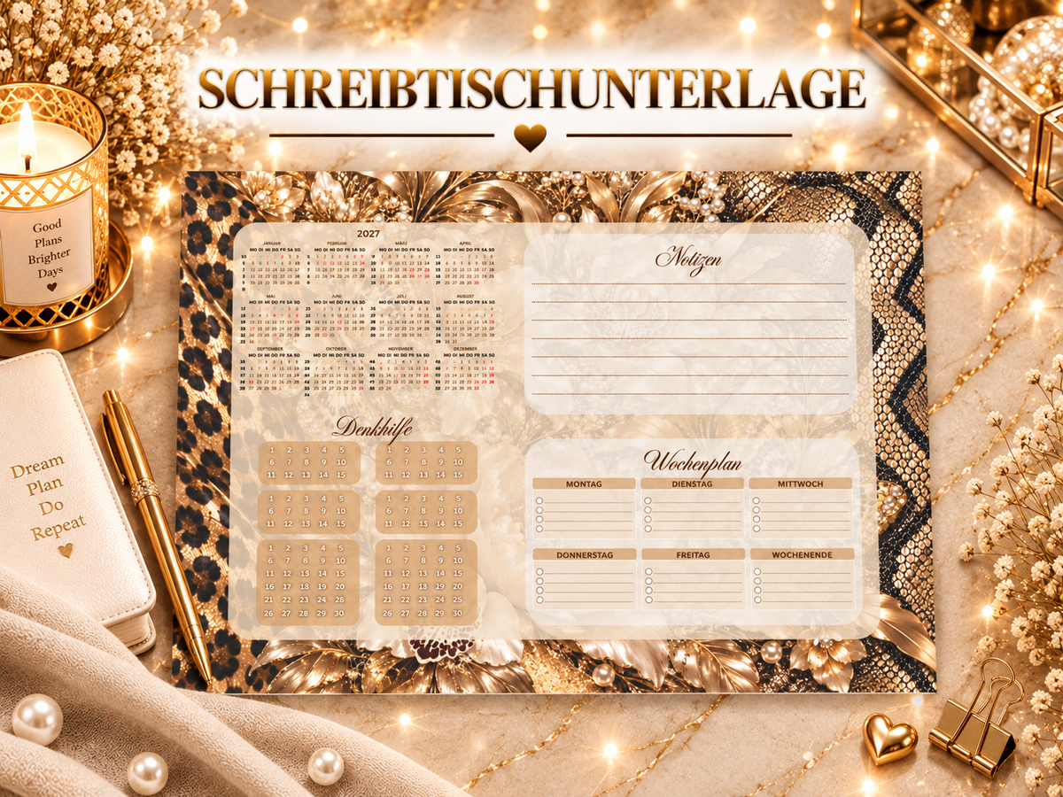BDA Schreibtischunterlage