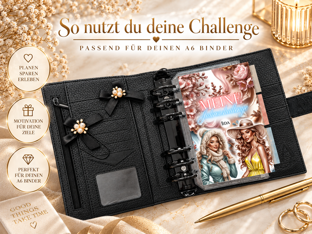 Meine Jahreschallenge Sparbuch