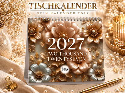 Tischkalender Flowers