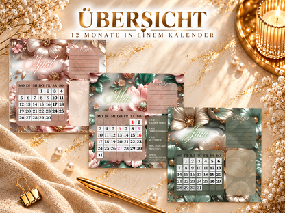 Tischkalender Flowers