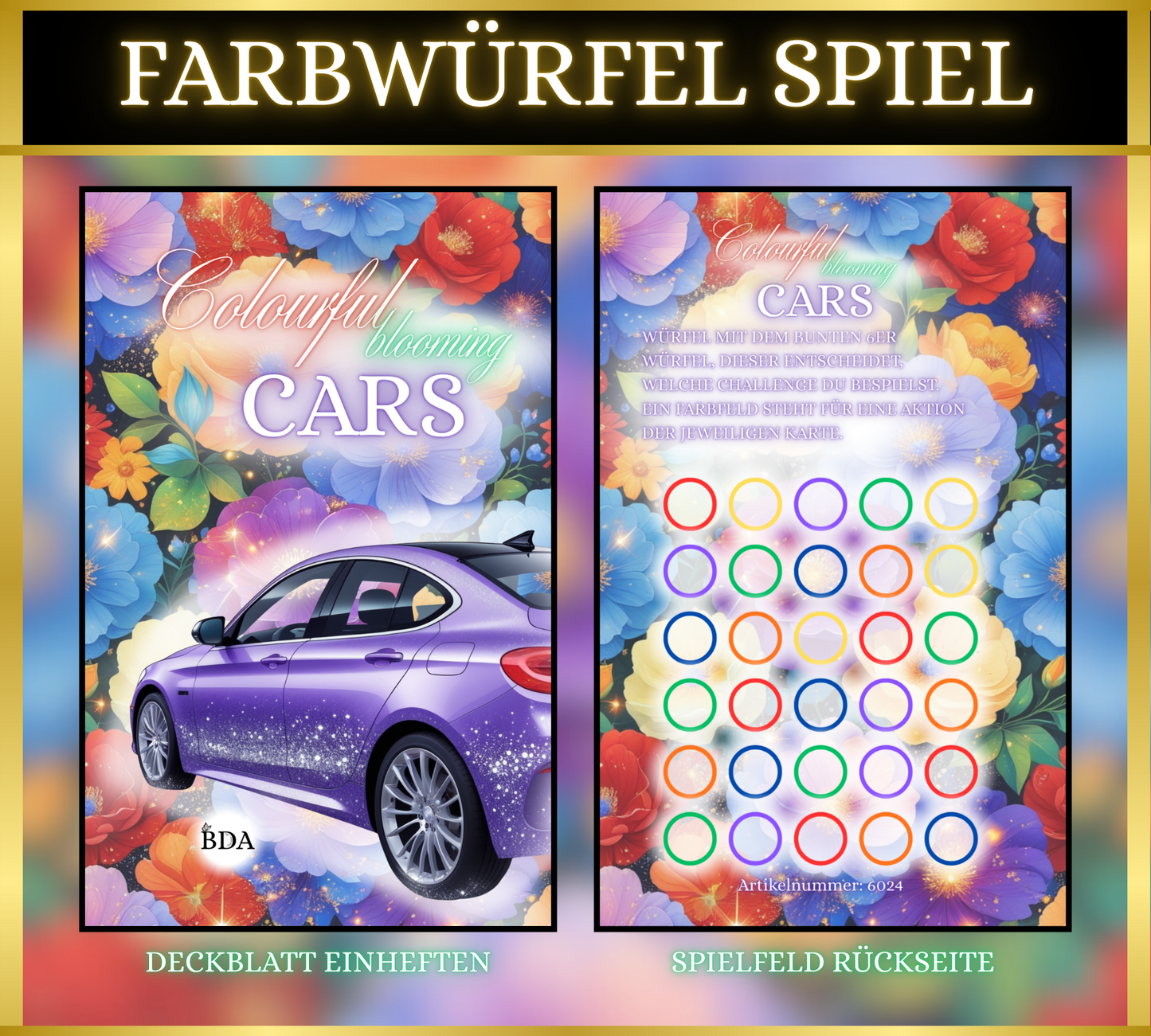 Colourful blooming Cars (komplett matt foliert)