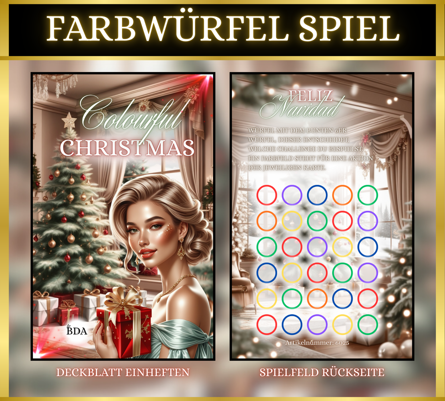 Colourful Christmas (komplett matt foliert)