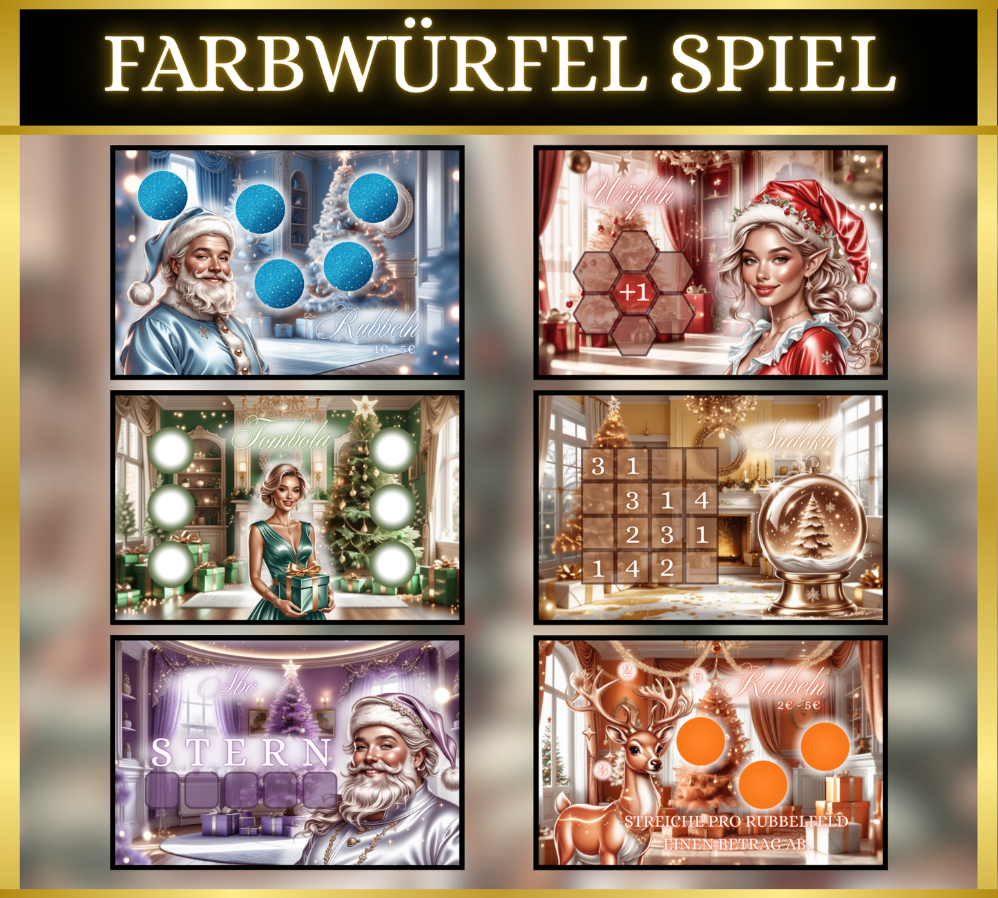 Colourful Christmas (komplett matt foliert)