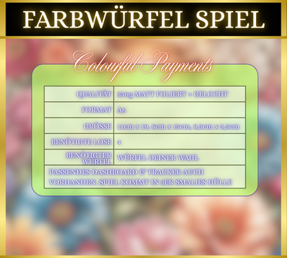 Colourful Payments (komplett matt foliert)