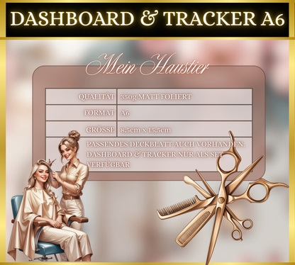 A6 Dashboard & Tracker MATT foliert - Friseur