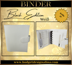 A7 Binder BLACK EDITION (grobe Struktur)