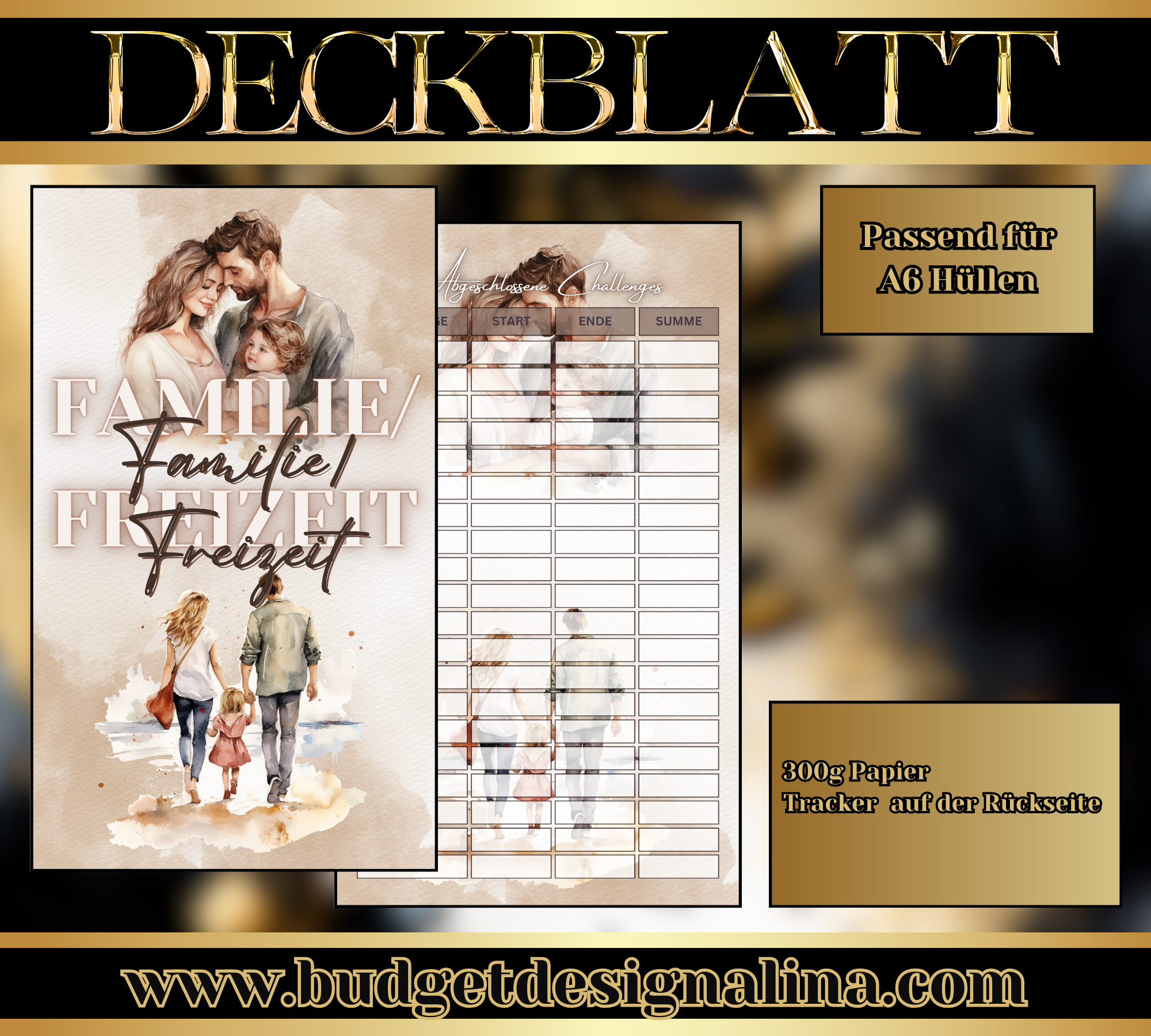 ABVERKAUF Deckblätter für deine Sparziele