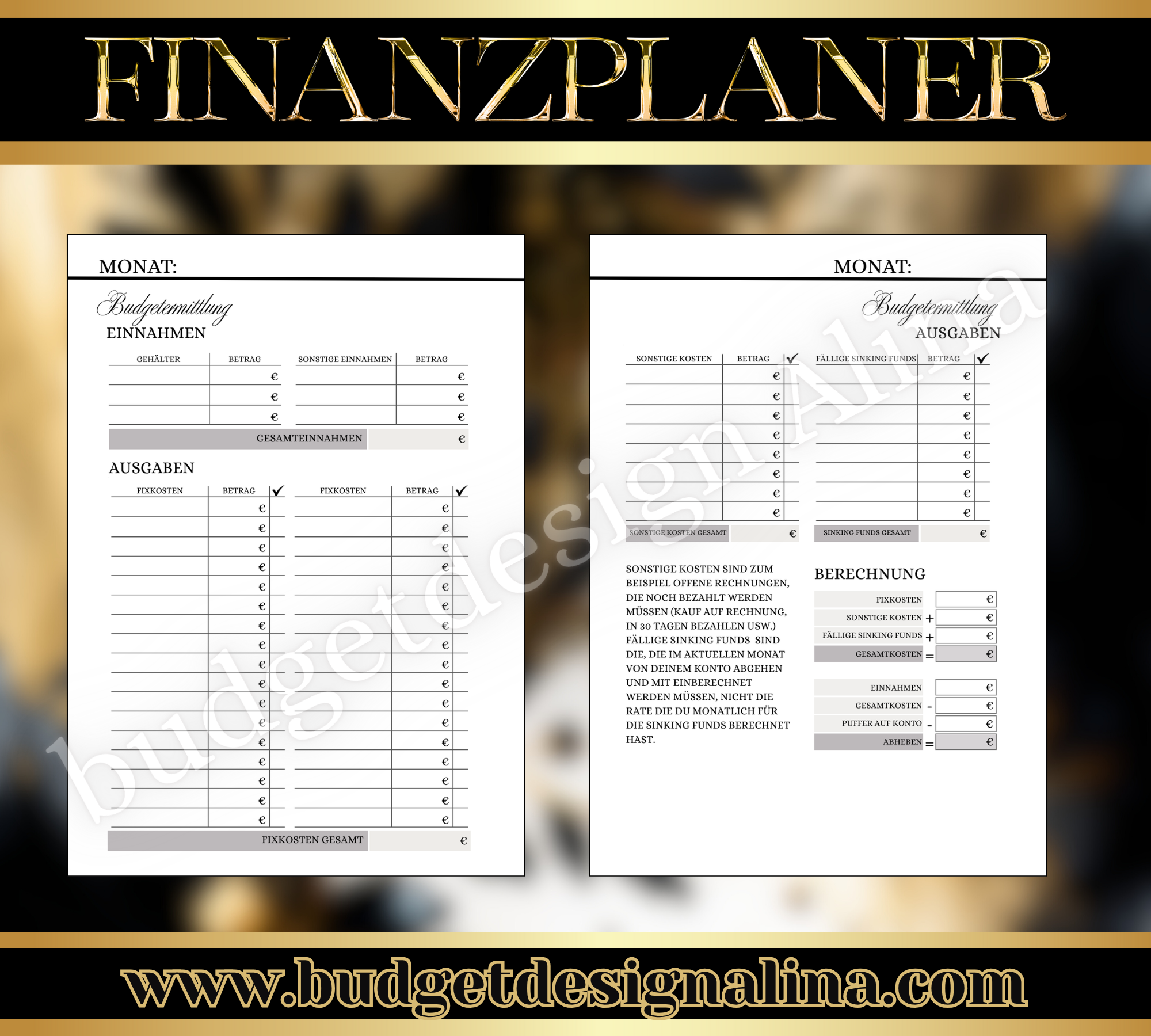 Finanzplaner (VORBESTELLUNG bis 14.11.25)