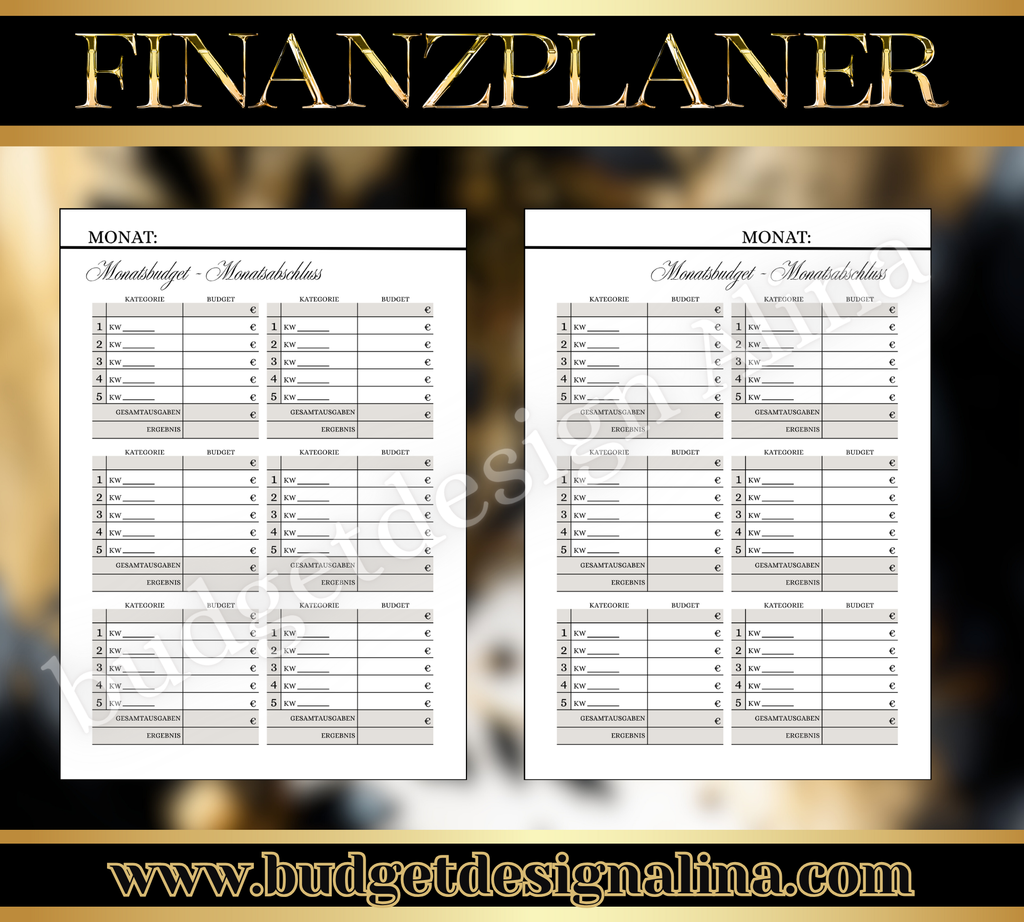 Finanzplaner (VORBESTELLUNG bis 14.11.25)