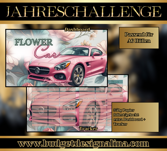 Flower Car - Mini Jahreschallenge/Einheftchallenge