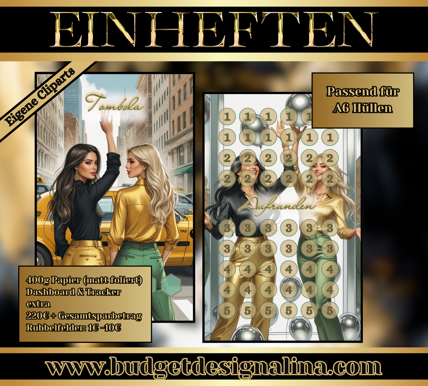 Girls Trip Einheftchallenge A6