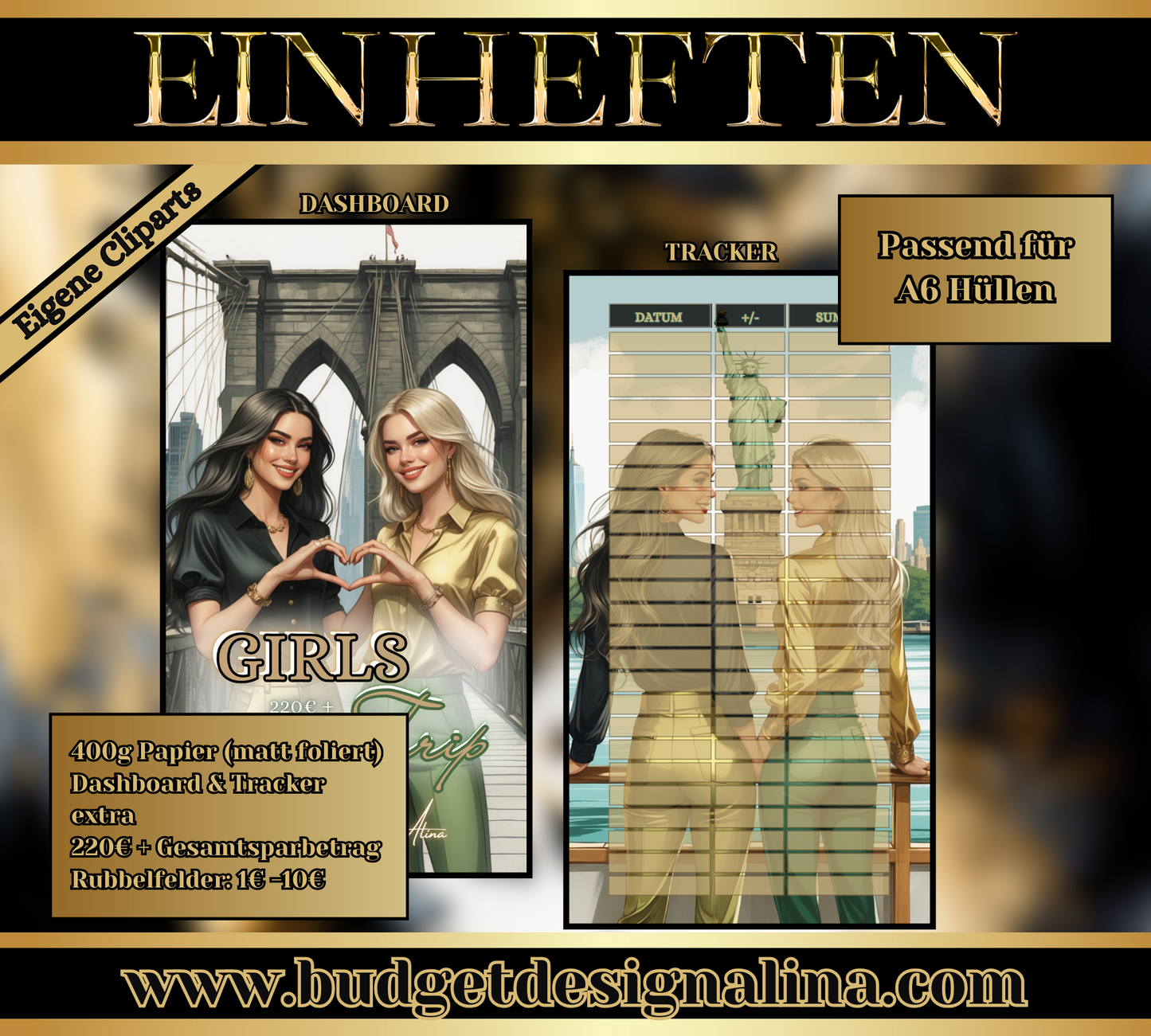 Girls Trip Einheftchallenge A6