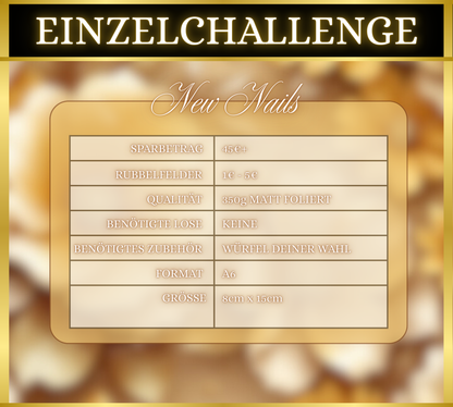 Golden luxury Car - Einzelchallenge (matt foliert)