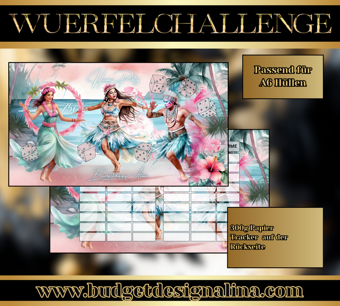 Hawai Party Würfelchallenge