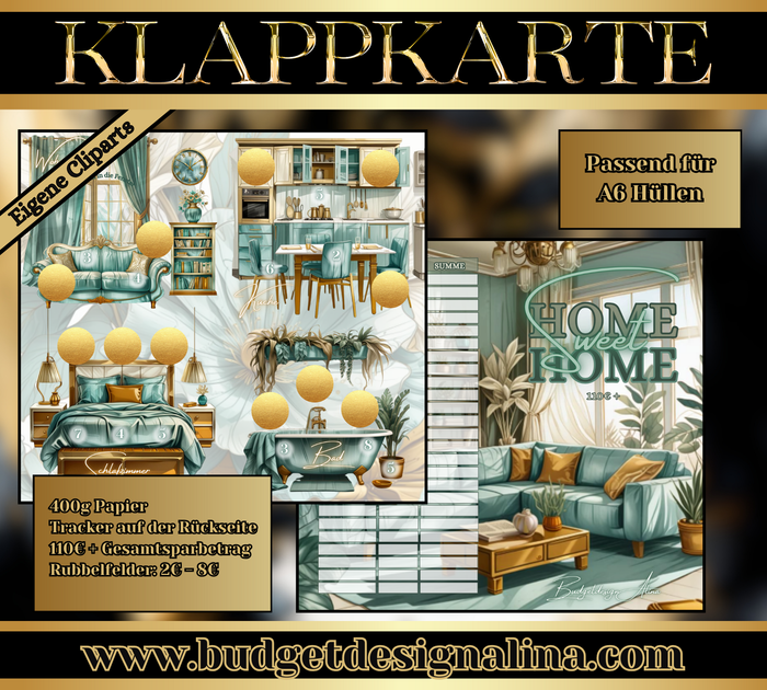 Home sweet Home 2er Klappkarte