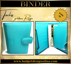 ABVERKAUF A6 Deluxe Binder mit Reißverschluss Flyleaf 3cm Ringe