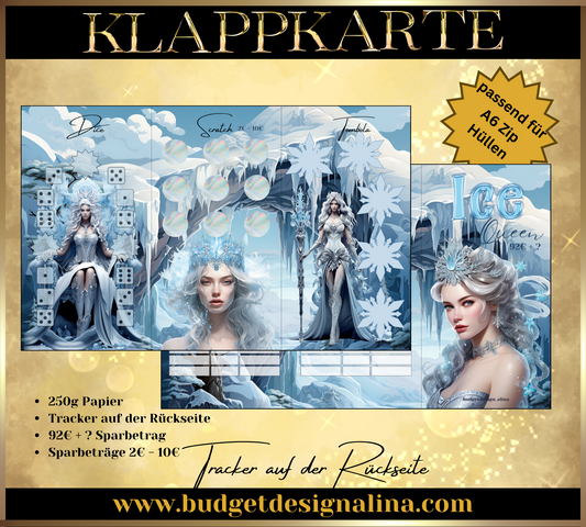 Ice Queen 3er Klappkarte