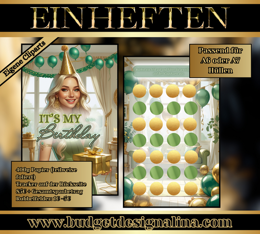 Its my Birthday Einheftchallenge