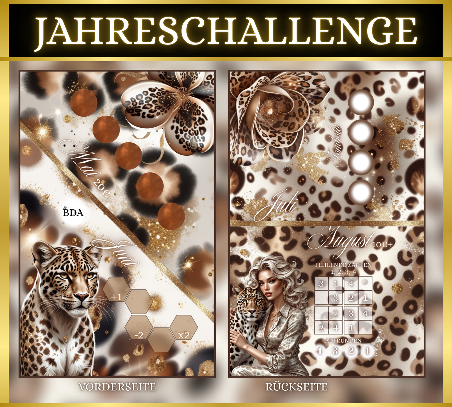 Jahreschallenge Leo (zum einheften)