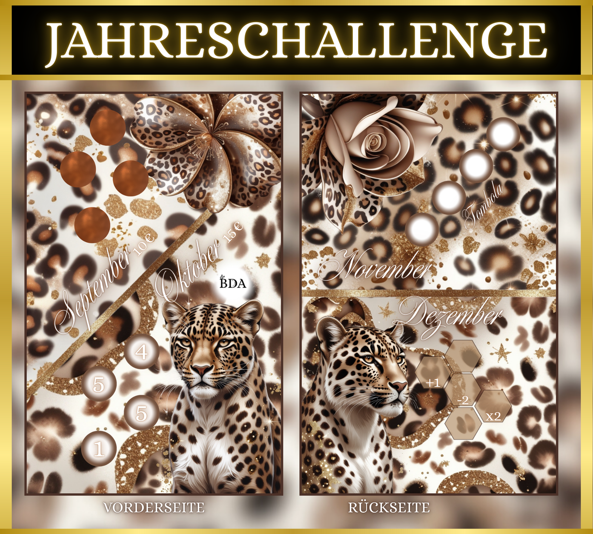 Jahreschallenge Leo (zum einheften)