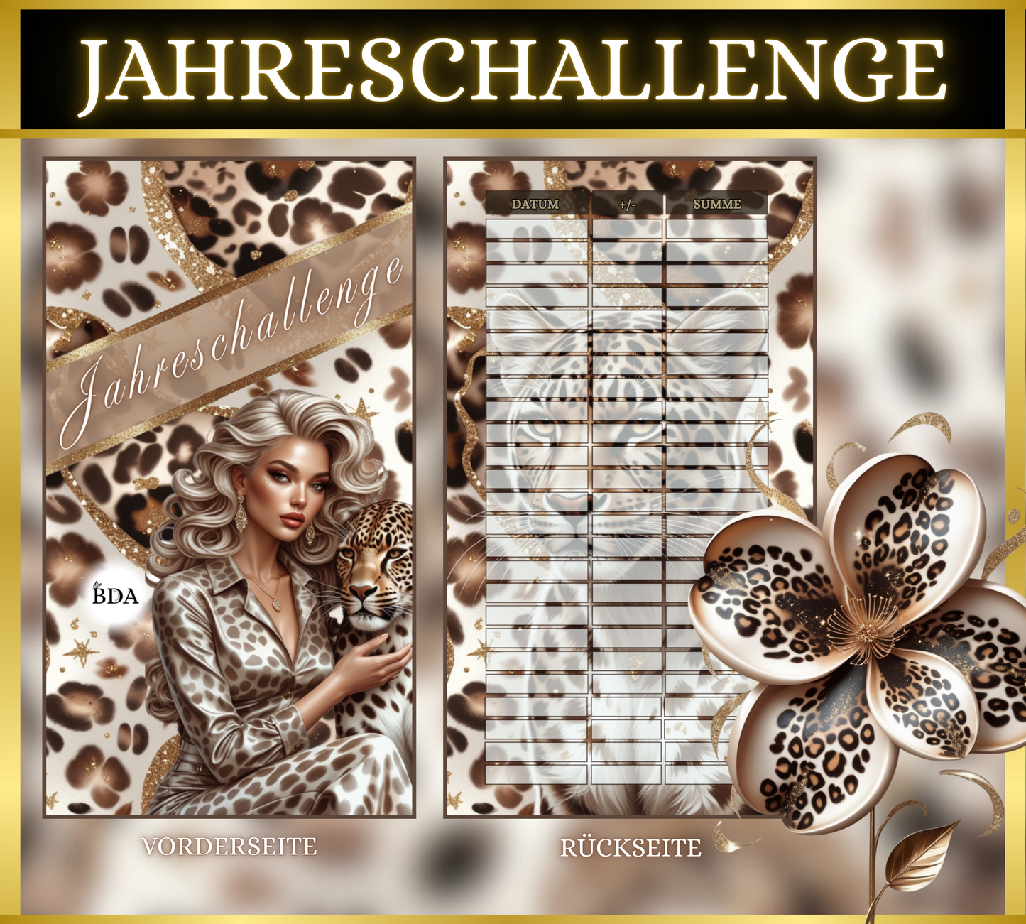 Jahreschallenge Leo (zum einheften)