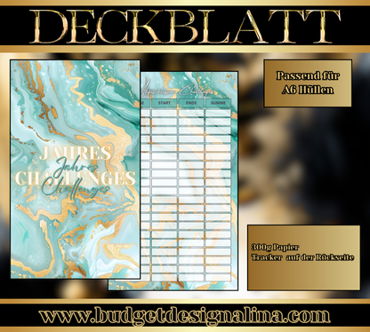 ABVERKAUF Deckblätter für deine Sparziele