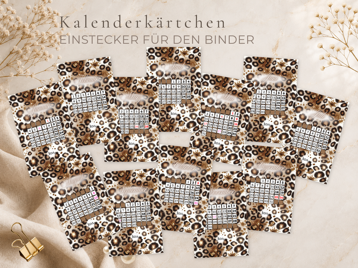 Kalenderkärtchen LEO