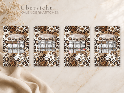 Kalenderkärtchen LEO