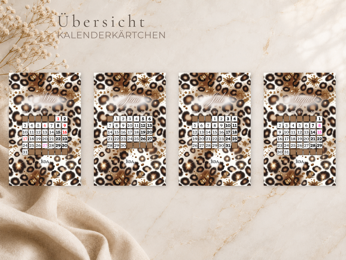 Kalenderkärtchen LEO