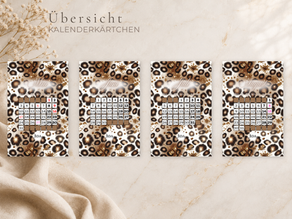 Kalenderkärtchen LEO