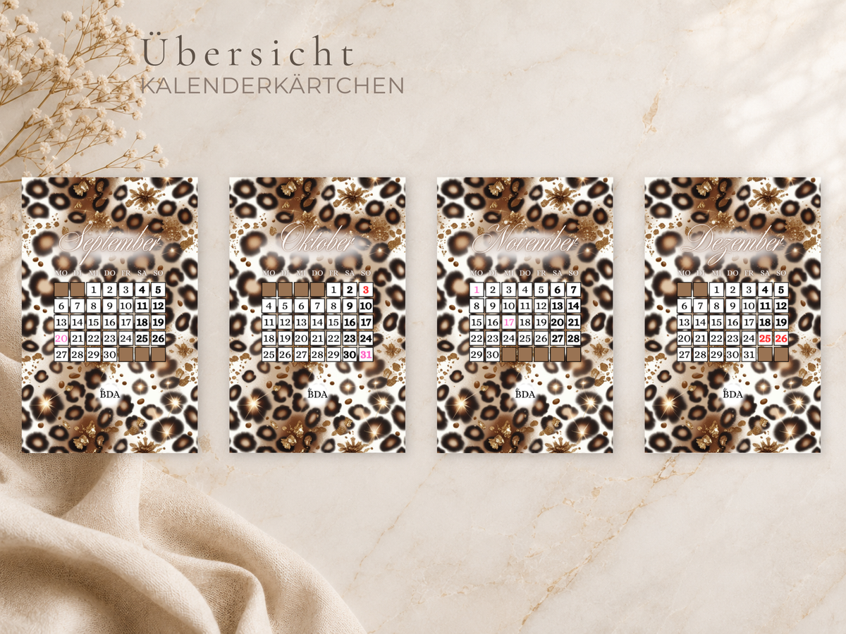 Kalenderkärtchen LEO