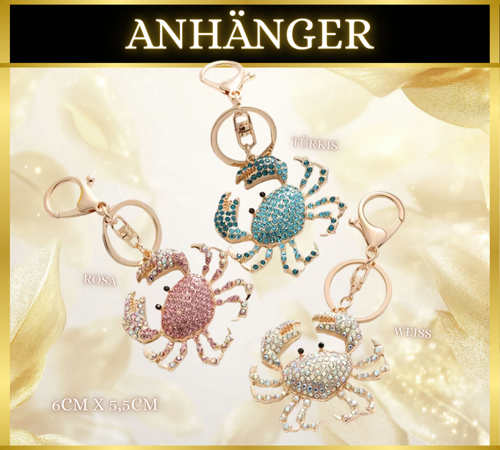 Anhänger Krebs Strass